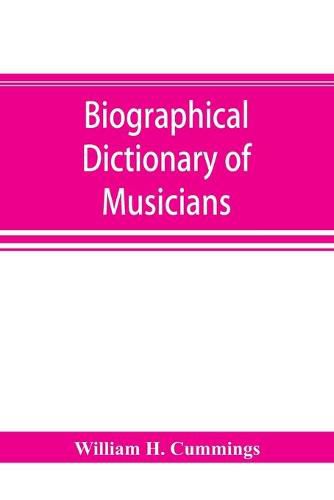 Cover image for Biographical dictionary of musicians