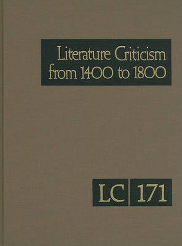 Cover image for Literature Criticism from 1400 to 1800