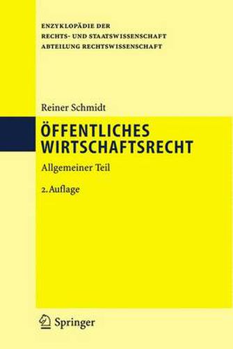 Cover image for Offentliches Wirtschaftsrecht: Allgemeiner Teil