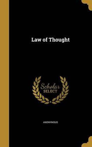 Cover image for Law of Thought