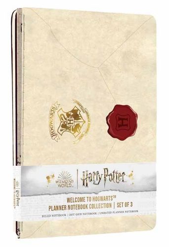 Harry Potter: Welcome to Hogwarts Planner Notebook Collection (Set of 3)