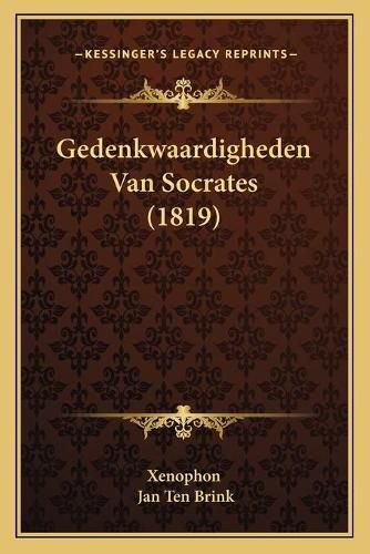 Gedenkwaardigheden Van Socrates (1819)