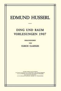 Cover image for Ding und Raum: Vorlesungen 1907