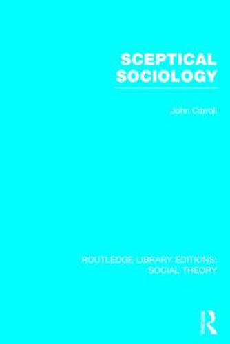 Cover image for Sceptical Sociology