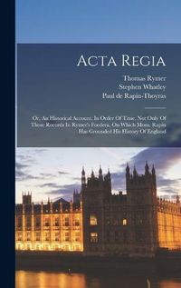 Cover image for Acta Regia