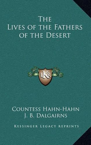 The Lives of the Fathers of the Desert