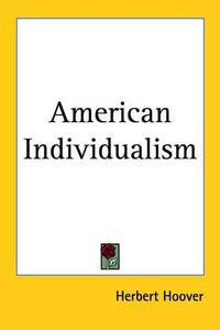 Cover image for American Individualism