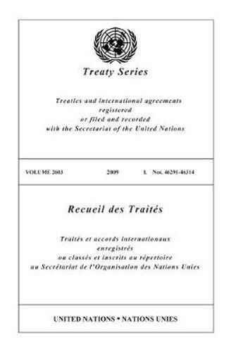 Cover image for Treaty Series 2603