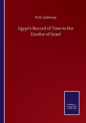 Cover image for Egypt's Record of Time to the Exodus of Israel