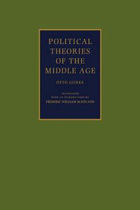 Cover image for Political Theories of the Middle Age