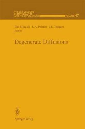 Cover image for Degenerate Diffusions