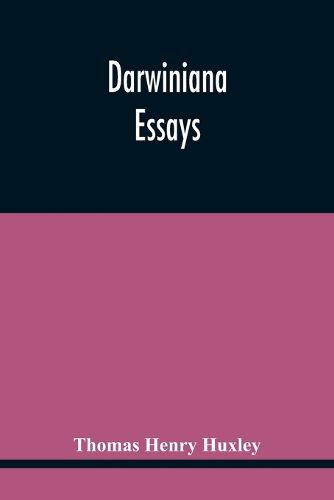 Cover image for Darwiniana: Essays