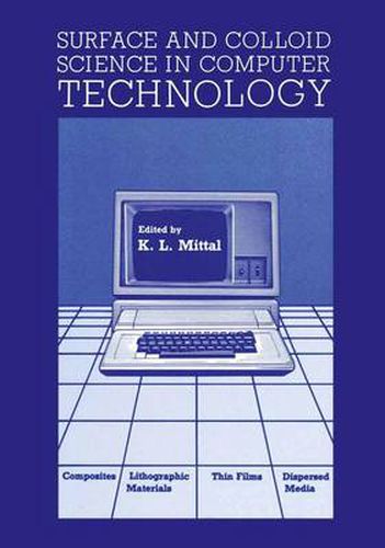 Cover image for Surface and Colloid Science in Computer Technology