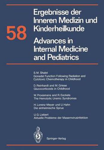 Ergebnisse der Inneren Medizin und Kinderheilkunde / Advances in Internal Medicine and Pediatrics