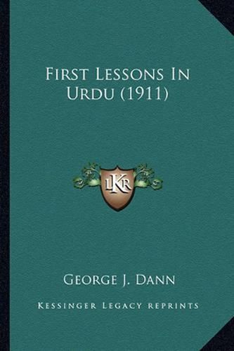 Cover image for First Lessons in Urdu (1911)