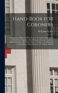 Cover image for Hand-book for Coroners