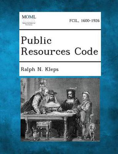 Cover image for Public Resources Code