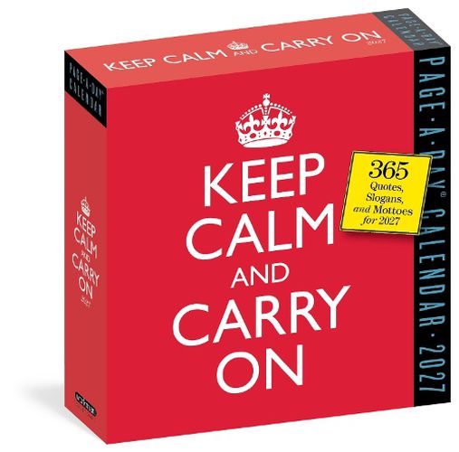 Cover image for Keep Calm and Carry On Page-A-Day (R) Calendar 2027