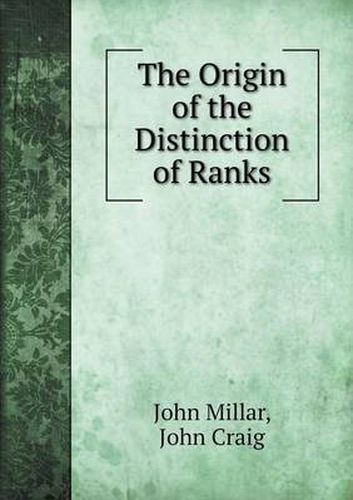 Cover image for The Origin of the Distinction of Ranks