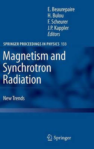 Cover image for Magnetism and Synchrotron Radiation: New Trends