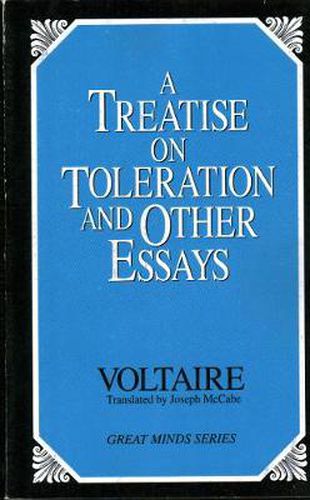 Cover image for A Treatise on Toleration and Other Essays