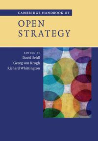 Cover image for Cambridge Handbook of Open Strategy