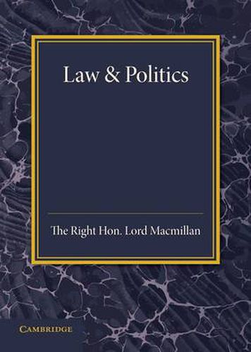 Cover image for Law and Politics