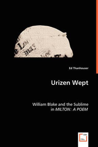 Cover image for Urizen Wept