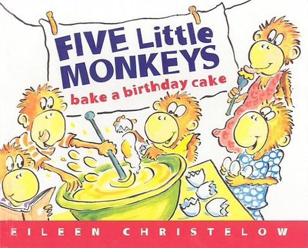 Cover image for Five Little Monkeys Bake a Birthday Cake