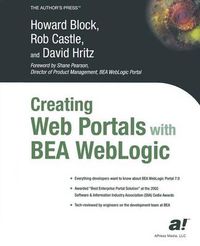 Cover image for Creating Web Portals with BEA WebLogic