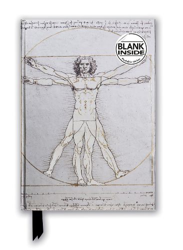 Cover image for Foiled Blank Journal #15: Leonardo Da Vinci, Vitruvian Man