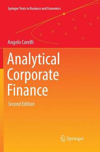 Cover image for Analytical Corporate Finance