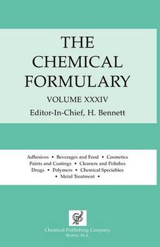 Cover image for The Chemical Formulary: Volume 34
