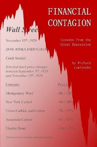 Cover image for Financial Contagion: Lessons from the Great Depression