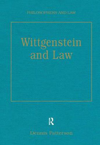 Cover image for Wittgenstein and Law