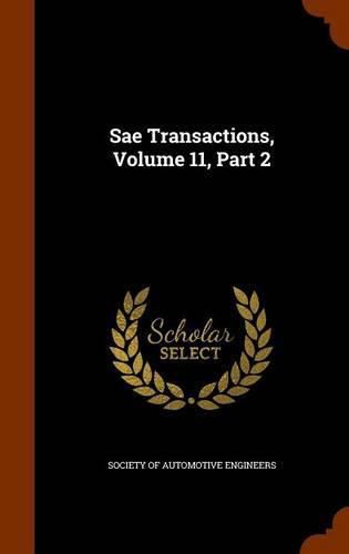 Cover image for Sae Transactions, Volume 11, Part 2