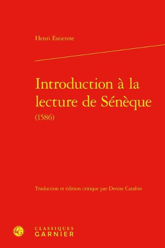Cover image for Introduction a la Lecture de Seneque