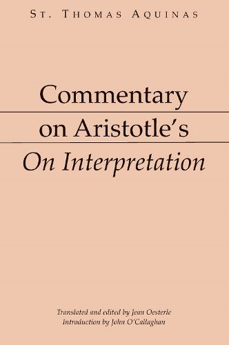 Commentary on Aristotle's on Interpretation