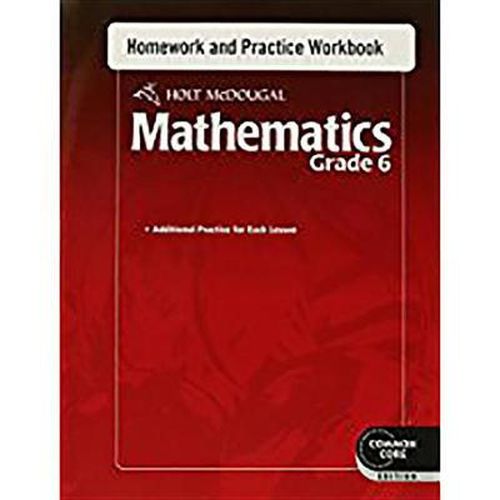 Cover image for Homework and Practice Workbook Grade 6