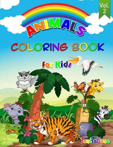 Cover image for Animals Coloring Book for Kids Vol. 2