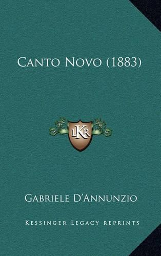 Cover image for Canto Novo (1883)