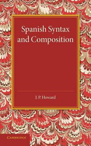 Cover image for Spanish Syntax and Composition