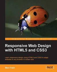 Cover image for Responsive Web Design with HTML5 and CSS3