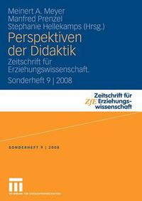 Cover image for Perspektiven Der Didaktik: Zeitschrift Fur Erziehungswissenschaft. Sonderheft 9 2008