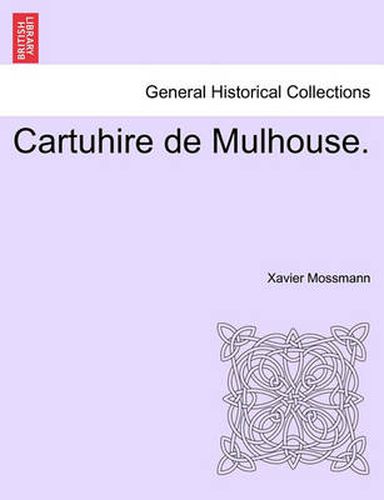 Cover image for Cartuhire de Mulhouse.