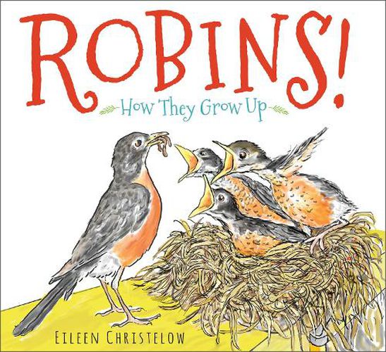 Cover image for Robins! How they Grow Up