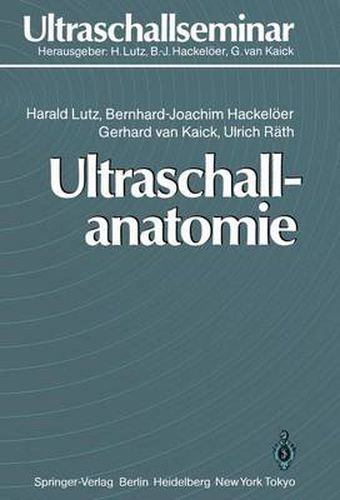 Cover image for Ultraschallanatomie