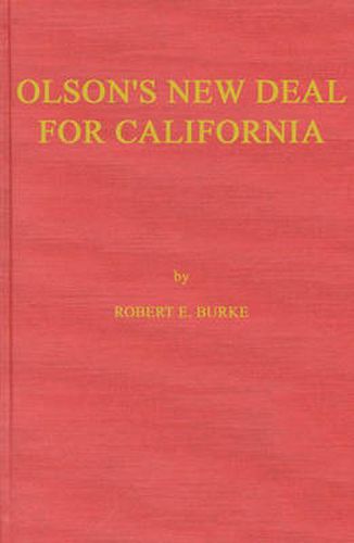 Cover image for Olson's New Deal for California