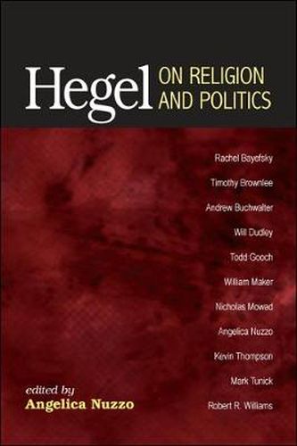 Cover image for Hegel on Religion and Politics