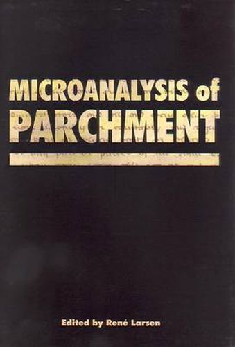 Cover image for Microanalysis of Parchment